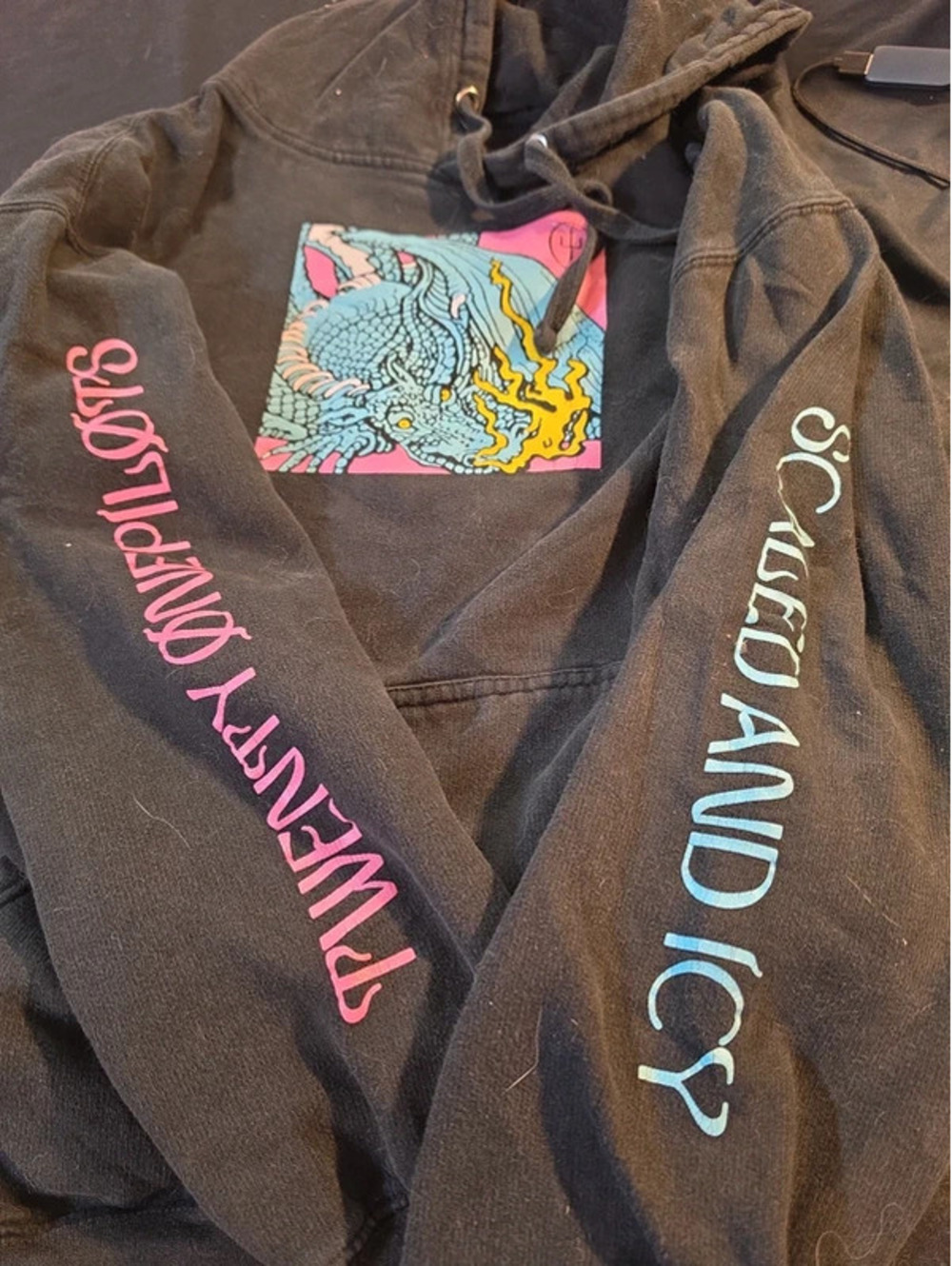 Scaled and icy hoodie